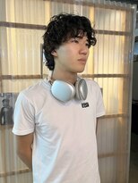 PARKiiiNG 心斎橋　ブリーチ/ダブルカラー/パーマ/メンズ【パーキング】&nbsp;ニュアンスパーマ