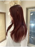 【KANO】ブリーチなしダブルカラー &nbsp;チェリーレッド 暖色カラー