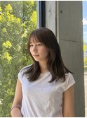 10代 20代 ローレイヤー×グレージュ