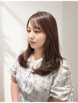 ユウヘアー 本山店(U Hair)&nbsp;顔まわりレイヤー/レイヤーカット/ミディアム/ロング