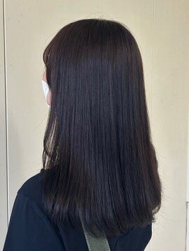 カシェ リタ ヘアー(CACHE'&RITA HAIR) 艶カラー◯秋らしくこっくりブラウン