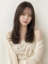 ユーフォリア 青山(Euphoria)&nbsp;【担当きょうこ】顔周りレイヤーシースルーバング赤み消しカラー