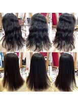 大嶋直樹の美容室 表参道&nbsp;高難易度縮毛矯正＝手で乾かしただけです。本当です。