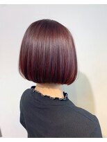 ナット(Nat)&nbsp;ワンレングス×ピンクグレージュ