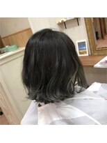 ウィルゴ(VIRGO) バレイヤージュ×ダークグレーアッシュ