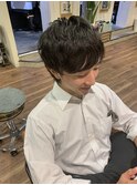 マッシュベースパーマ☆ランダム巻き☆AMU