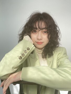 ミンクス 青山店(MINX) ウルフヘア ウェーブ　【表参道　髪質改善】