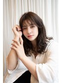 エアウェーブで柔らかニュアンス毛先パーマ