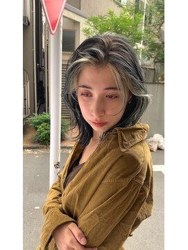 アルカナ 明治神宮前原宿(ARCANA) フェイスフレーミング ホワイトカラー コントラストハイライト