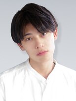 モダ 静岡(MODA)&nbsp;20代30代☆アッシュブラックセンターパート男前ショート