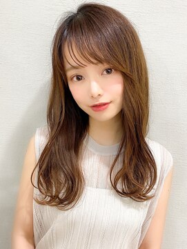 ラルユー 金山(LallYou) 美髪/ホワイトグレージュ/ネビージュ/大人かわいい/こなれミディ