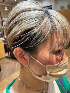 フレンズ 山鼻店(friend's) 白髪隠し逆インナー