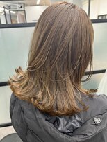 ナンバー アリア 三軒茶屋(N° aria)&nbsp;《三軒茶屋 Aria》艶髪シアーグレージュ毛先暗め透明感ヘアー