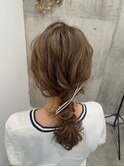 20代30代40代似合わせ小顔ローポニーナチュラル透明感