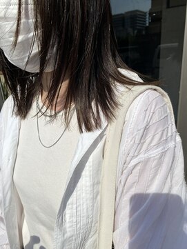 ベーシス(Basis) 【Basis福田】顔周りレイヤー×オリーブグレージュ