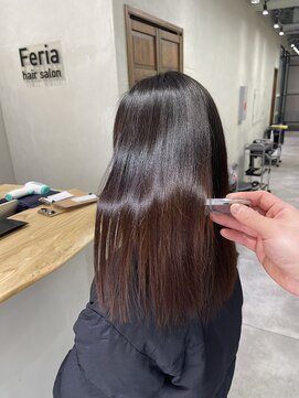 フェリア 松山(Feria) 【Feria松山】白石の美髪矯正☆