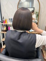 シャンドゥール 栄店(CHANDEUR) ツヤ髪ナチュラル黒髪暗髪 丸みショートボブ 髪質改善