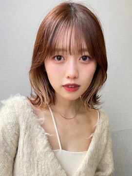 サンド クリア 横浜本店(sand clear) ベルボブ×ミルクティーベージュ