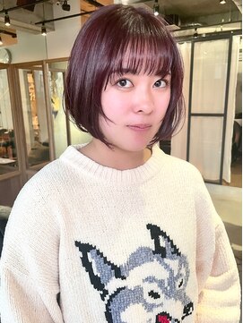 フェリア 池田(FERIA) 顔まわりレイヤーボブ(田岡)