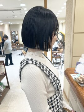 モリオ フロム ロンドン サッポロファクトリー店(morio FROM LONDON) 【morio】札幌ボブ ぱつっと暗髪ナチュラルボブ