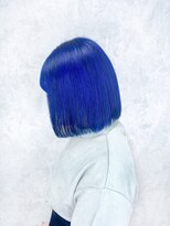 デミヘアー(Demi hair)&nbsp;ネイビーブルー×カラーバター