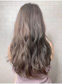 黒髪/クラゲヘアー/オリーブグレー/小顔/ココアベージュ