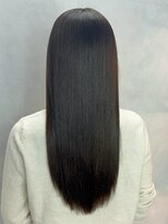 アルバム 池袋(ALBUM)&nbsp;レイヤーロンググレージュカラー美髪アッシュブラック_ba498781