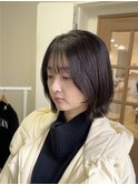 くびれボブ × 縮毛矯正