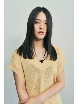 ワンマイル 八潮店(one mile) ツヤ髪ブラックカラー