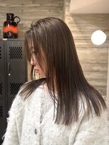 ヲタク 渋谷 代官山 恵比寿(wotaku.)&nbsp;グレージュカラーブリーチなしダブルカラー透明感カラー髪質改善