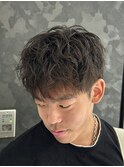 マッシュ スパイラルパーマ