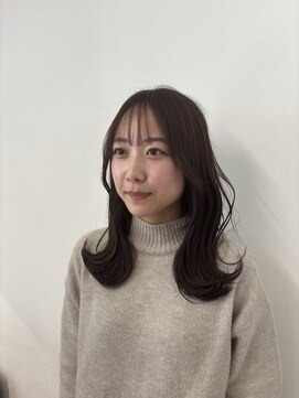 ジ エクト ヴィシア 心斎橋店(The Ect VIXIA) 韓国風レイヤー　前髪カット　レイヤーカット　くびれヘア