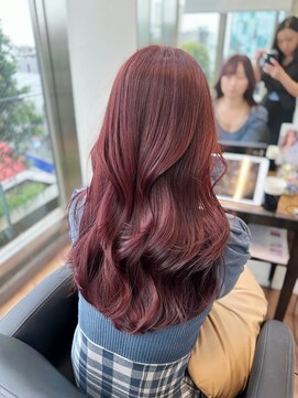 マインバイアフロートギンザ(MYNE by AFLOAT GINZA) ブリーチなし◎チェリーピンク