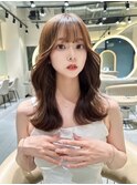 レイヤーカット小顔に見せるヘア/韓国ヘア/髪質改善/福岡/博多
