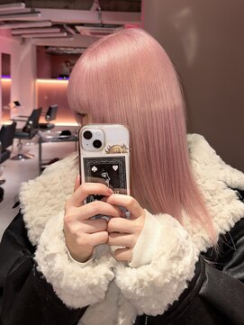 ダズリングディア(Dazzling Deer) ペールピンク/ピンクベージュ/ストレート/夏