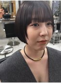 面長解消《20代30代》リトルハッシュカット/小顔レイヤーボブ/