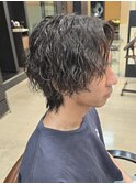 men's/センターパート/メンズパーマ/メンズカット/布施駅