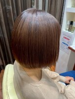 美容室ヒラトヤ 都南店&nbsp;立体感ゆるふわ丸み前下がりボブカット