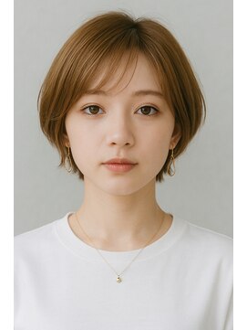 ショート×ハニーベージュ