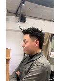 シャドウパーマツイストスパイラルパーマセンターパート