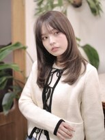リッカ(RICCA)&nbsp;大人ガーリー/ダークアッシュ/ミディアムレイヤーカット/恵比寿