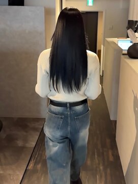 ユンク(UNC) 髪質改善『ノフ』トリートメント お客様画像。(加工無し)