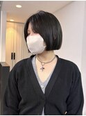 切りっぱなしボブ