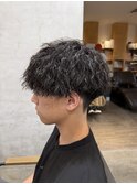 ツイストスパイラルパーマツイスパメンズカットメンズパーマ勝川