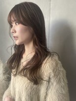 オモチャ 銀座(OMOCHA)&nbsp;小顔見せ顔まわりレイヤー/艶ブラウン