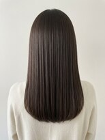ライナス(Linus)&nbsp;美髪ストレート髪質改善トリートメントロンググレージュ縮毛矯正