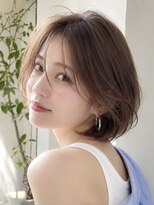 クローズ(cross-z)&nbsp;長め前髪×丸みショートボブ【東川口/浦和美園】
