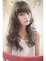 ルタ(LuTa by siesta＆LiCO) LuTa吉祥寺☆レイヤー外ハネミディ×ナチュラルアッシュベージュ