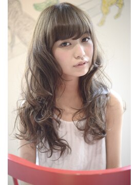 ルタ(LuTa by siesta＆LiCO) LuTa吉祥寺☆レイヤー外ハネミディ×ナチュラルアッシュベージュ