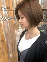 バンビ プライベート サロン(Bambi private salon)&nbsp;ニュアンスショートボブ　　　　丸山健介